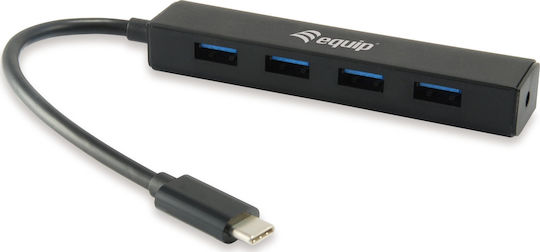 Equip USB Hub 4 Ports USB 3.0 with USB-C Connection