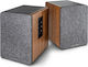 Wavemaster Base Aktive Lautsprecher 2 Anzahl von Fahrern 30W (Paar) Braun