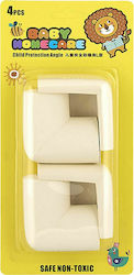 HOMie For Edges & Corners made of Plastic in Ecru Color 4pcs