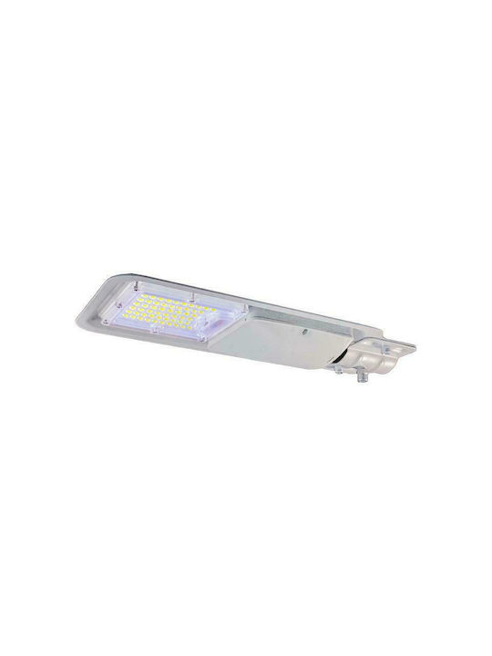 Geyer Außenstehlampe LED Straße 60W mit Kaltweiß Licht IP65 Silber