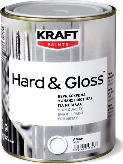 Kraft Βερνικόχρωμα Αντισκωριακό Hard Gloss 0.375lt Σύννεφο Γυαλιστερό