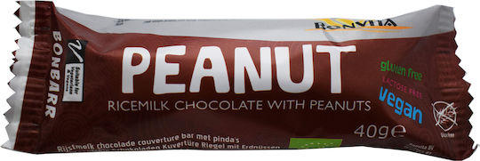Bonvita Organic Energy Cereal Bar with Chocolate & Arabic Peanut 40g