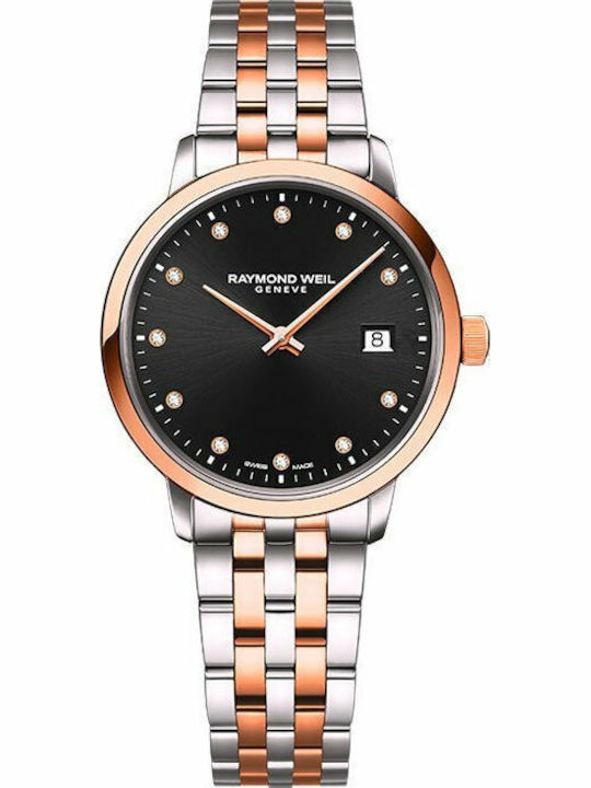 Raymond Weil Γυναικείο Ρολόι Μπαταρίας με Ασημί...