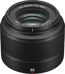 Fujifilm Crop Φωτογραφικός Φακός XC 35mm f/2 Σταθερός για Fujifilm X Mount Black