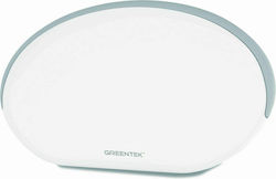 Greentek HDP-2 Εσωτερική Κεραία Τηλεόρασης (απαιτεί τροφοδοσία) σε Λευκό Χρώμα Σύνδεση με Ομοαξονικό (Coaxial) Καλώδιο