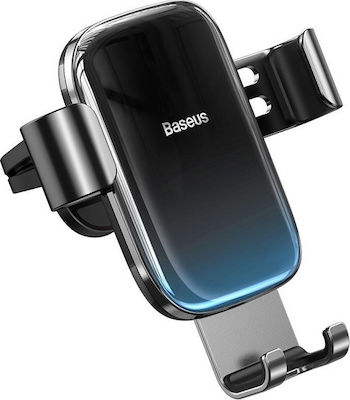 Baseus Mobile Phone Holder Car Glaze Gravity with Adjustable Hooks Black