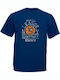 Basketball League T-shirt Navy Blue