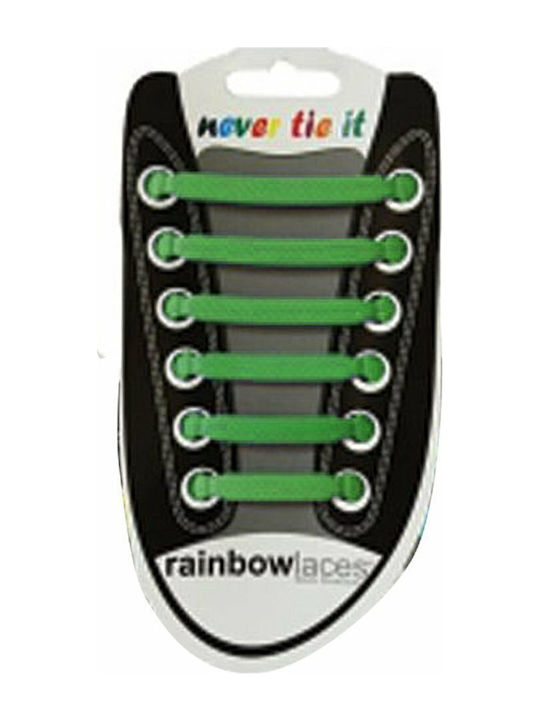 Rainbow Schnürsenkel Silikon Grün