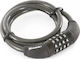 MTX Bicycle Cable Lock with Combination Gray