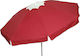 Campus Foldable Beach Umbrella Bordeaux/Ecru Di...