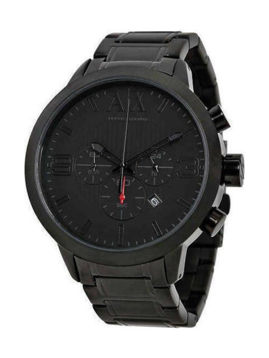 Armani Exchange Watch Chronograph Battery with Black Metal Bracelet AX1277