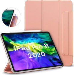 ESR Rebound Magnetic Flip Cover Piele artificială / Plastic Rose Gold (iPad Pro 2020 11" / iPad Pro 2018 11")