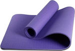 E-Fit Στρώμα Γυμναστικής Yoga/Pilates Μωβ (183x61x0.6cm)