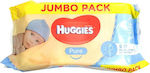 Huggies Μωρομάντηλα Pure χωρίς Άρωμα Συσκευασία με Αυτοκόλλητο 1x72τμχ