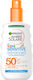 Garnier Ambre Solaire Sensitive Advanced SPF50+ Waterproof Kids Sunscreen Spray for Face & Body 200ml