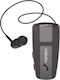 Noozy Roller BH68 In-ear Bluetooth Handsfree Ακουστικό Πέτου Μαύρο