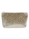 Damen Necessaire in Beige Farbe 25cm