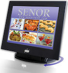 ICS POS Monitor SENOR AMON 15PS 15" LCD με Ανάλυση 1024x768