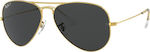 Ray Ban Aviator Unisex Γυαλιά Ηλίου Polarized σε Χρυσό χρώμα RB3025 9196/48