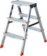 Krause Dopplo Ladder Aluminum with 2x4 Steps 65cm