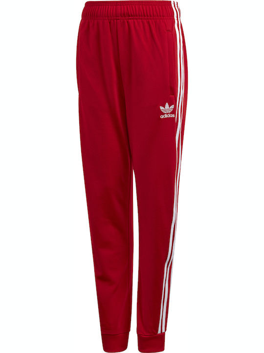 Adidas Παντελόνι Φόρμας για Κορίτσι Κόκκινο