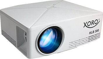 XORO HLB 300 Portabler Beamer LED/LCD Projektor 2500/1800 Lumen WHD 720P 