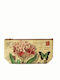 Toiletry Bag Flowerbutterfly in Beige color 23cm