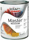 Kraft Master Basics Πλαστικό Χρώμα για Εσωτερική Χρήση Μαύρο 180ml
