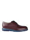 Kenley Walk Leder Herren Freizeitschuhe Burgundisch