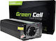 Green Cell Инвертор за кола Чиста синусоидална вълна 1000W за преобразуване на 24V DC в 230V AC с 1xUSB