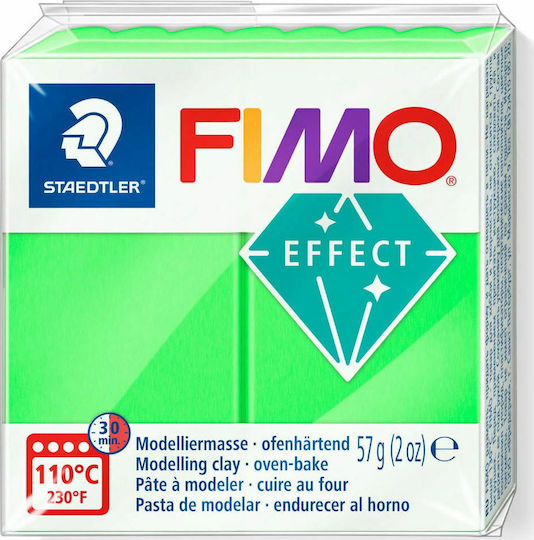 Staedtler Fimo Effect Polymer Clay Grüns 57gr 8010-501