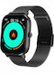 DT35 43mm Smartwatch mit Pulsmesser (Black Steel)