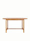 Τραπέζι Εξωτερικού Χώρου από Teak 150x150x76εκ.