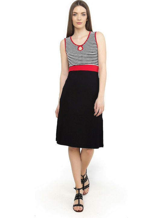 Vamp 6257 Women's Mini Dress Beachwear Black 00-10-6257
