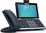 Yealink SIP-T58A with Camera Wired IP Phone with 16 Lines Black