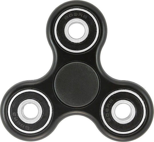 Fidget Spinner Din Plastic ABS Trei Frunze 3 Minute Negru