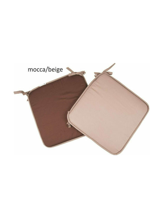 Flamingo Gartenstuhlkissen Reli Mocca / Beige 3...