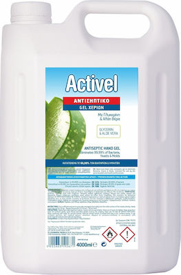 Farcom Αντισηπτικό Gel Χεριών με 70% Αλκοόλη Activel Gel 4lt