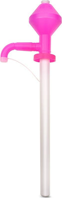 Plastic Hand Oil Pump Pink 33cm