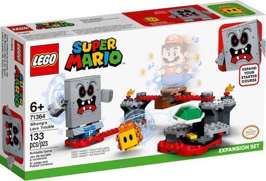 LEGO Super Mario Whomp’s Lava Trouble pentru 6+ Ani 133 Bucăți