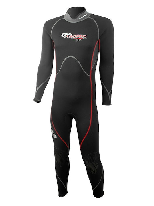 Aropec Jumpsuit Wetsuit with Zip Black 3mm