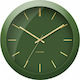 Karlsson Globe Silent Wall Clock Metallic Green Ø40cm