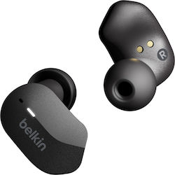 Belkin Soundform In-ear Bluetooth Handsfree Căști cu rezistență la transpirație și husă de încărcare Negră