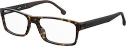 Carrera Men's Acetate Prescription Eyeglass Frames Brown Tortoise CΑ8852 086