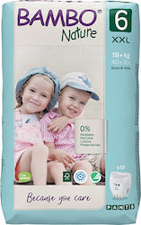Bambo Nature Tape Diapers No. 6 for 18+ kg 90pcs