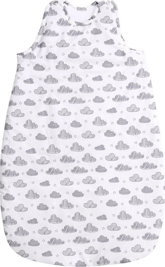 Lorelli Лято Бебешки спален чувал Clouds 0.5 Tog White