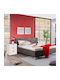 Nachttisch Duero 3F White pit 45x40x63cm