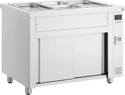 Inomak Elektrischer Bain Marie 3.85kW mit Kapazität von 2xGN2/1