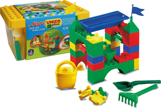 Unico Plus Τουβλάκια Maxi Sand Water Castle για 1.5-5 Ετών 30τμχ