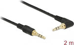 DeLock 3.5mm male - 3.5mm male Cable Black 2m (85568)